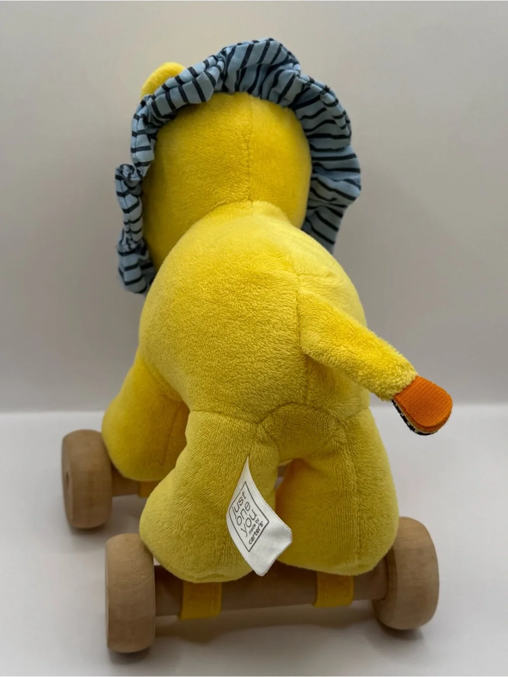 Carters Just One You Lion On Wheels Plush Stuffed Animal Lovey